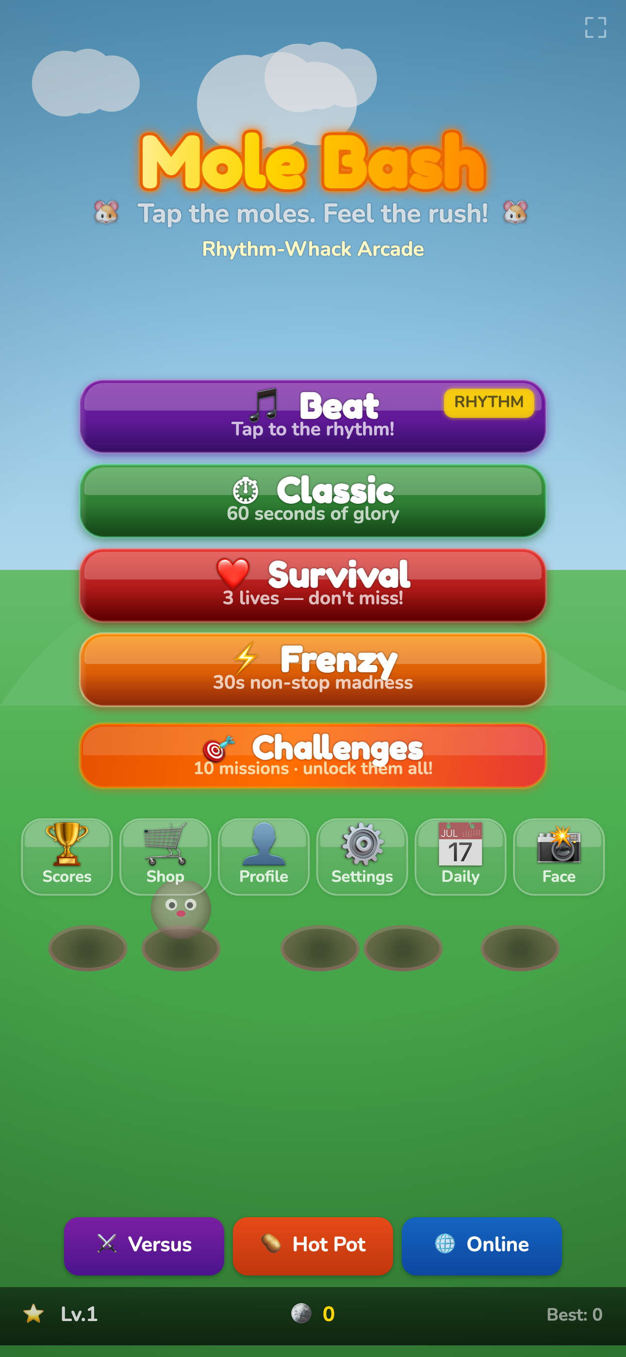 Mole Bash screenshot 1